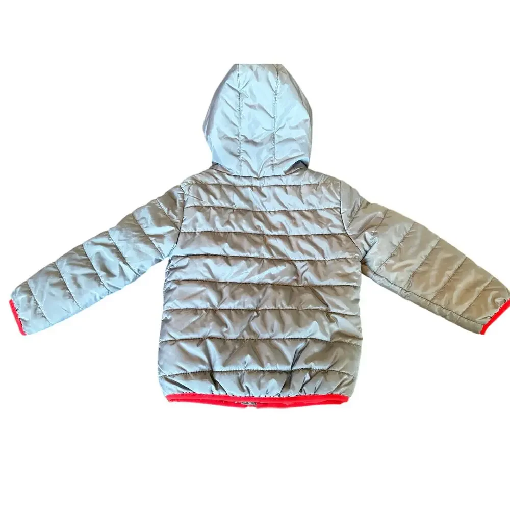 Under Armour Storm ColdGear Puffer Jacket Toddler Size 3T Gray Warm Winter Cozy